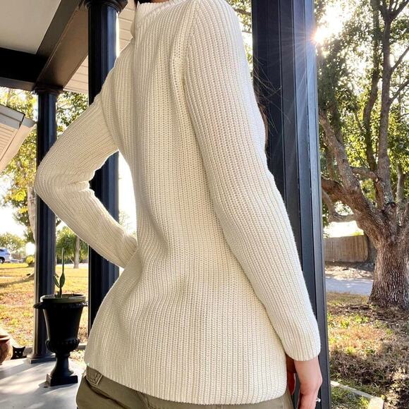 New Talbots Cotton Knit Sweater - Picture 3 of 7